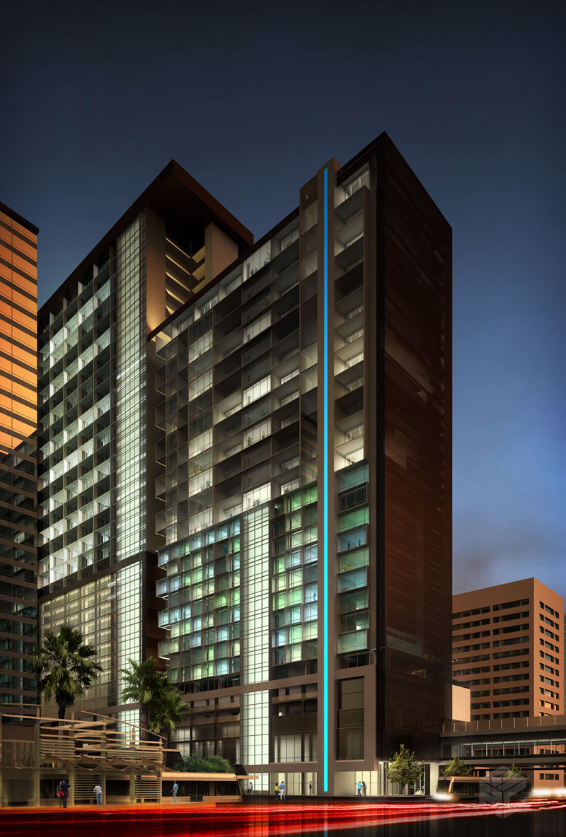 hotel exterior rendering